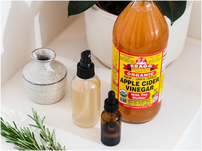 Bragg ACV used as hair rinse