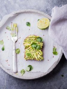 Guacamole on toast